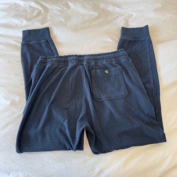 Faherty Men's Legend Sweatpant in Navy Twill Size M - Picture 4 of 6